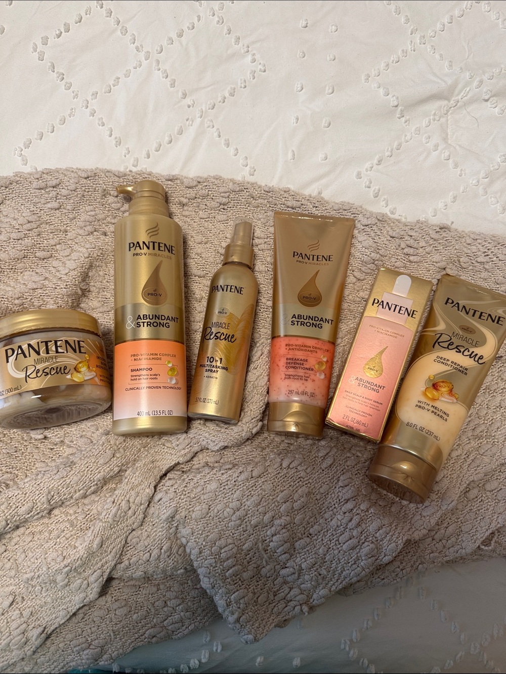 NEW Pantene 6-Piece Haircare Bundle | $90+ Retail Value | Repair & Strengthen